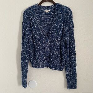 NWT Goodthreads Women's Size Small Blue V-Neck Cardigan Knit Sweater